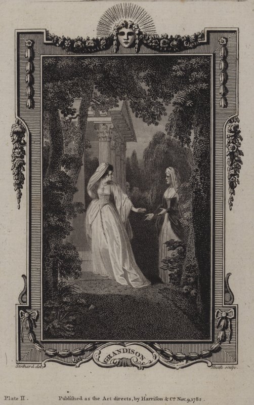 Scene from The History of Sir Charles Grandison by English School
