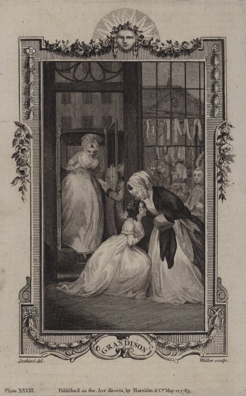 Scene from The History of Sir Charles Grandison by English School