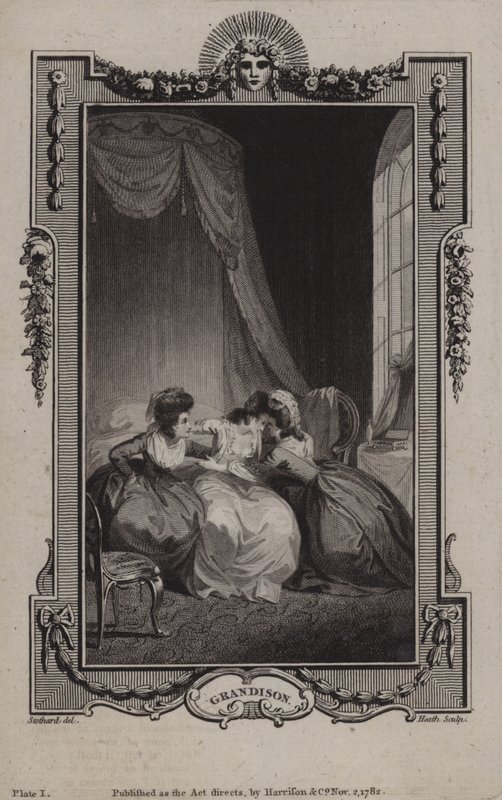 Scene from The History of Sir Charles Grandison by English School