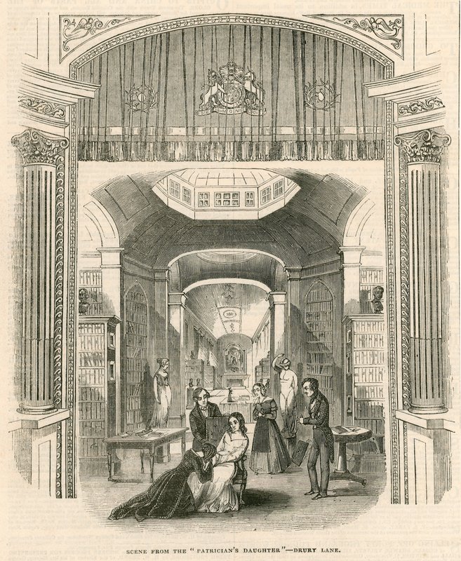 Scene from the play The Patrician