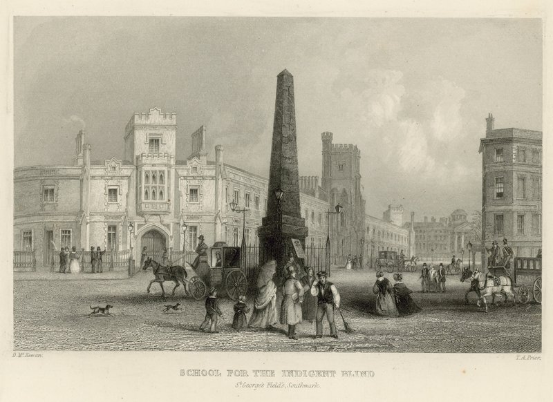 School for the Indigent Blind by English School