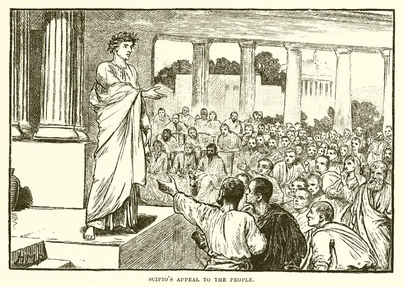 Scipios appeal to the people by English School