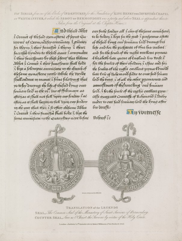 Seal of the Monastery of Saint Saviour of Bermondsey by English School