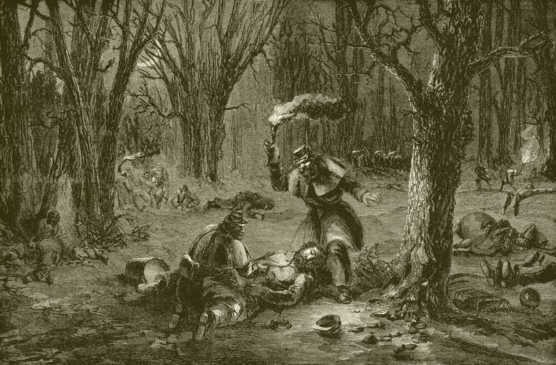 Searching for the Dead and Wounded by English School