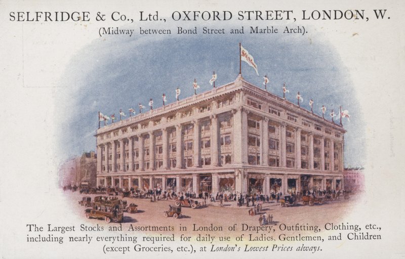 Selfridge and Company Limited, Oxford Street, London, West by English School