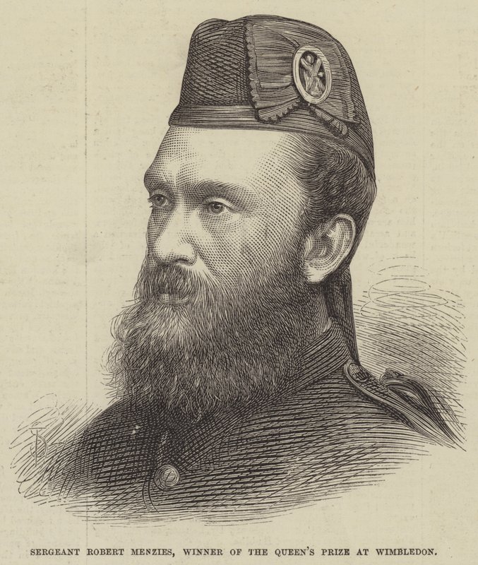 Sergeant Robert Menzies, Winner of the Queen