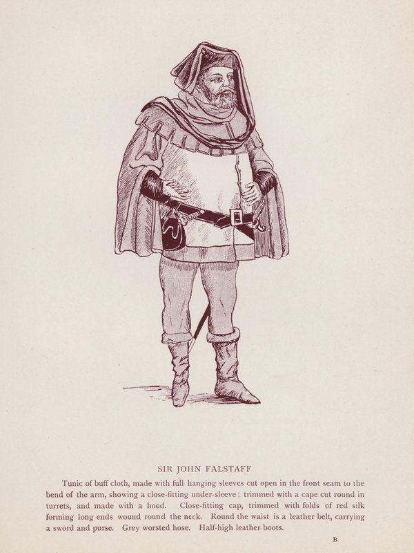 The Merry Wives of Windsor: Sir John Falstaff by English School