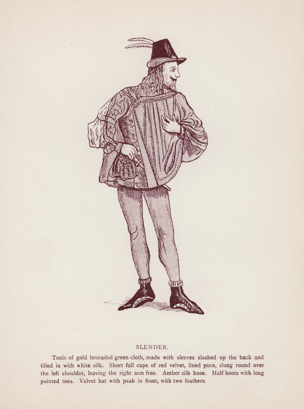 The Merry Wives of Windsor: Slender by English School