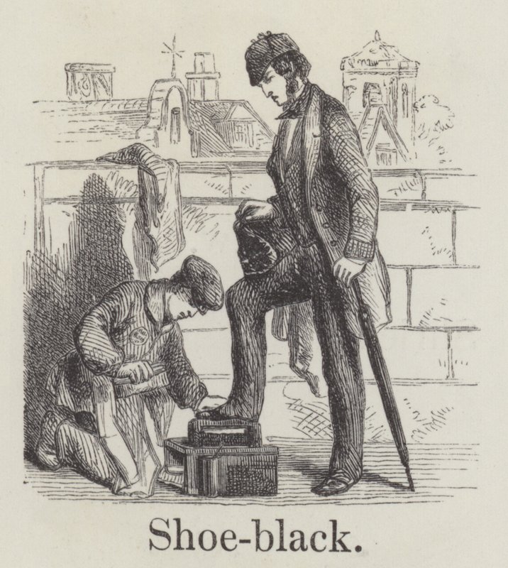 Shoeblack by English School