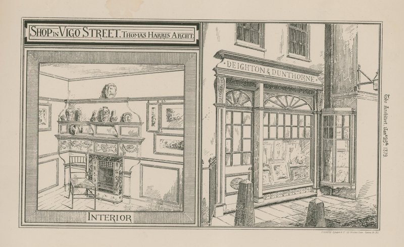 Shop in Vigo Street by English School