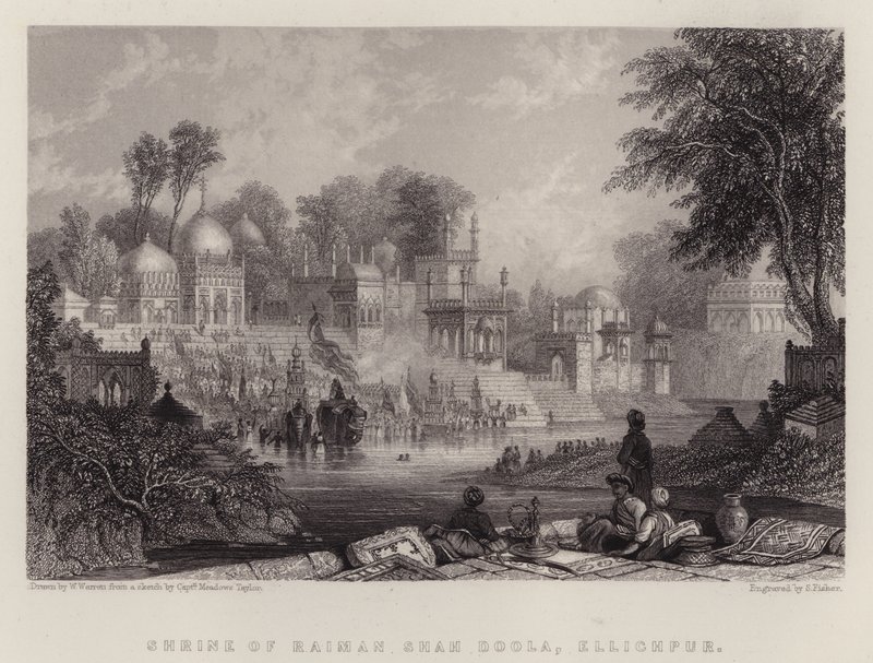 Shrine of Raiman Shah Doola, Ellichpur by English School