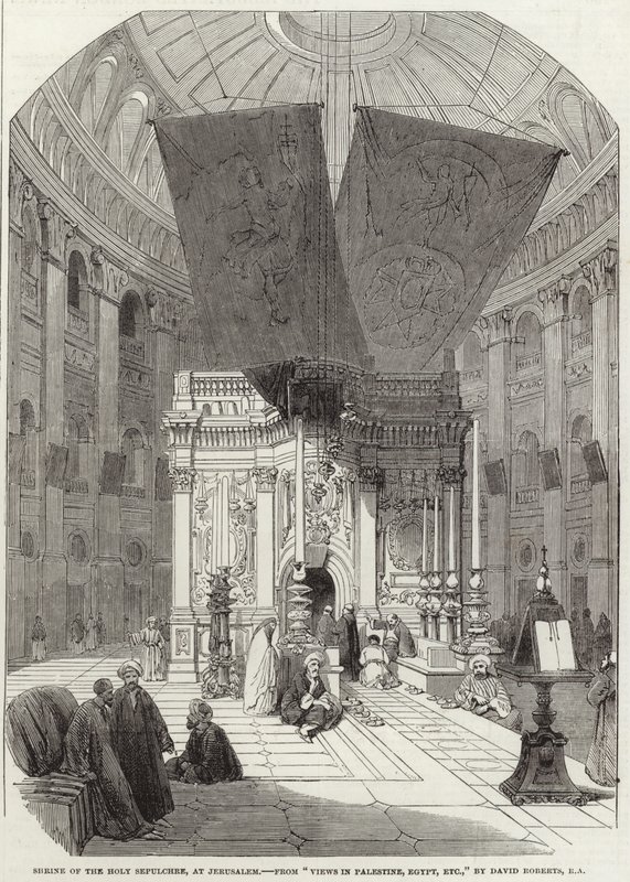 Shrine of the Holy Sepulchre by English School