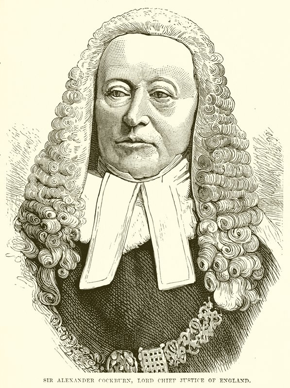 Sir Alexander Cockburn, Lord Chief Justice of England by English School