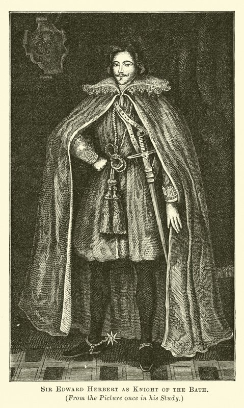 Sir Edward Herbert as Knight of the Bath by English School