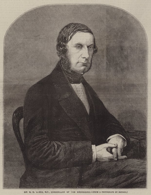 Sir G C Lewis, MP, Chancellor of the Exchequer by English School