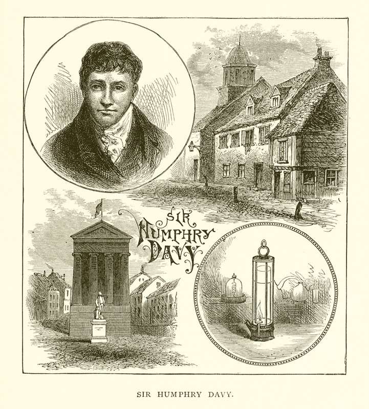 Sir Humphry Davy by English School