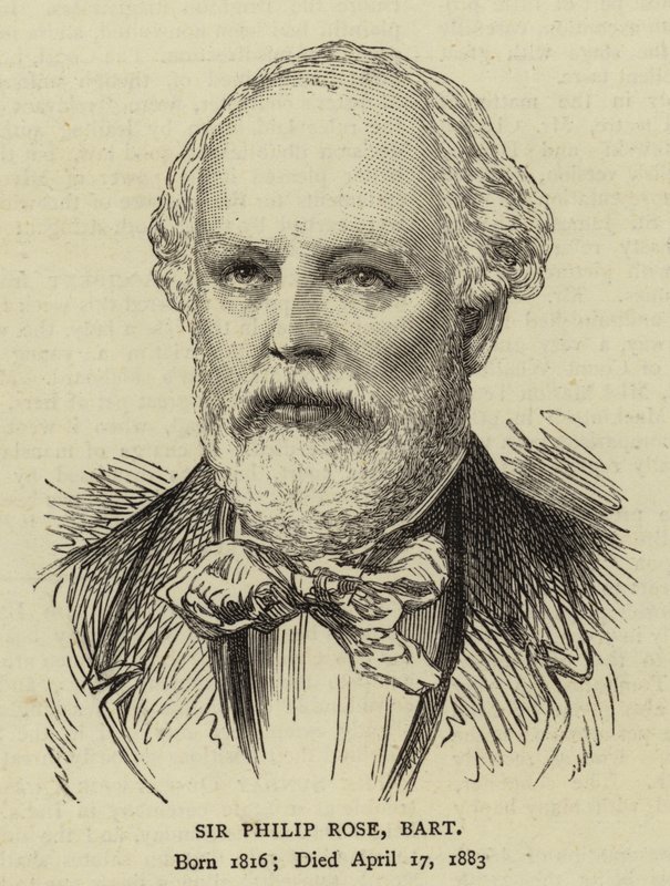 Sir Philip Rose, Baronet by English School