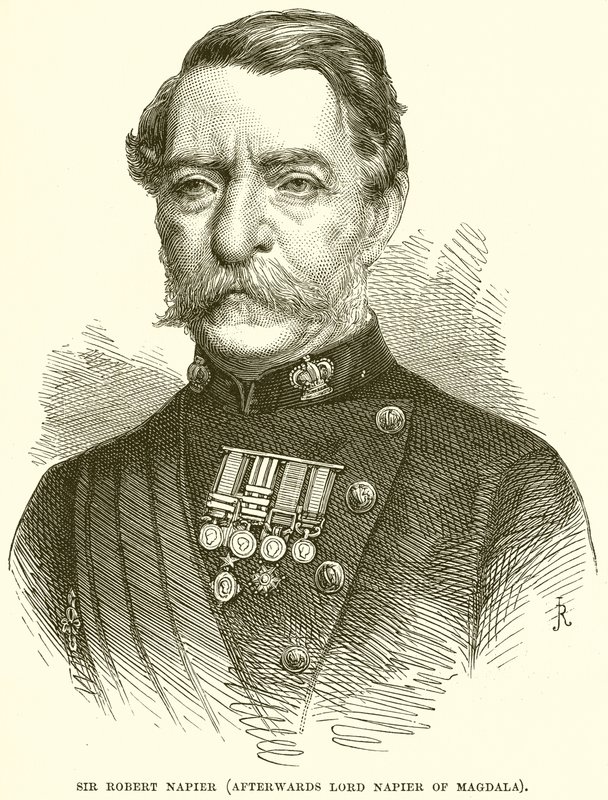 Sir Robert Napier (Afterwards Lord Napier of Magdala) by English School