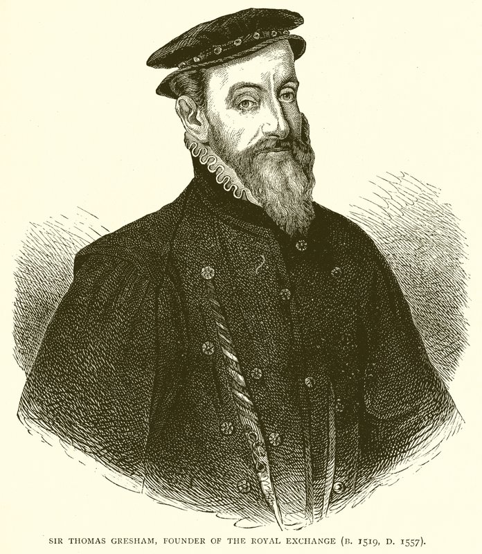 Sir Thomas Gresham, Founder of the Royal Exchange (B. 1519, D. 1557) by English School