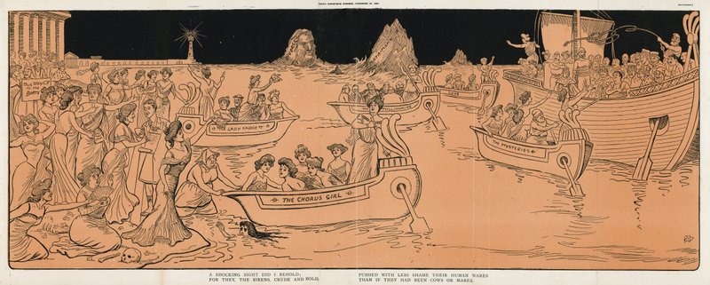Sirens, 1906 by English School