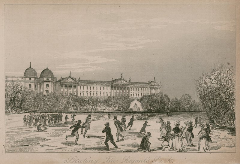 Skating at Regents Park, London by English School