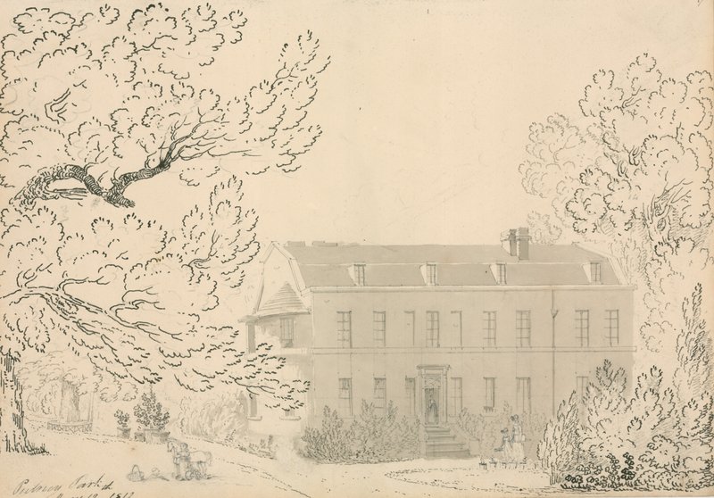 Sketch of Putney Park, Putney, London by English School