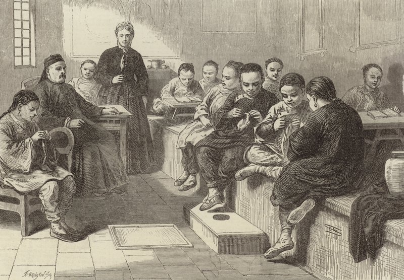 Sketches in China by English School