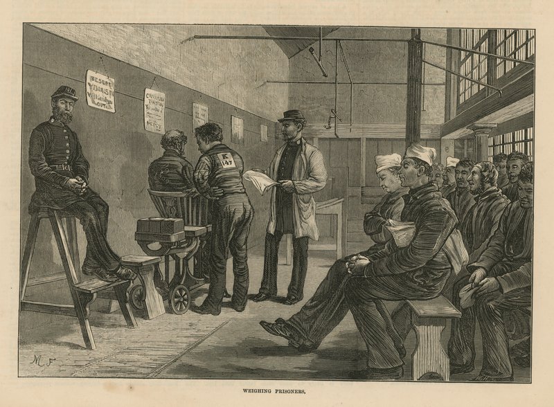 Sketches in Clerkenwell House of Correction by English School