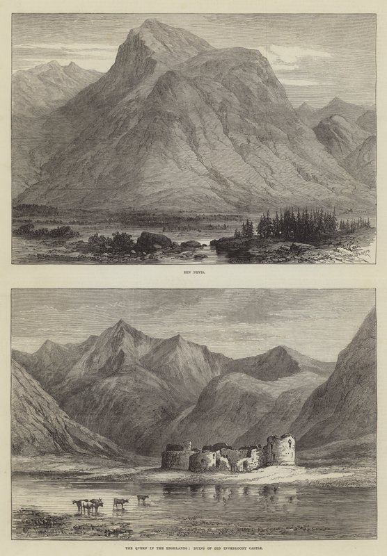 Sketches in Scotland by English School