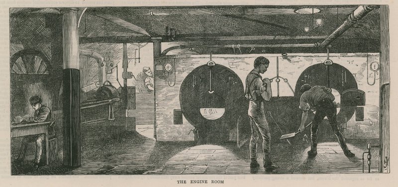Sketches in Telegraph Street - The Engine Room by English School