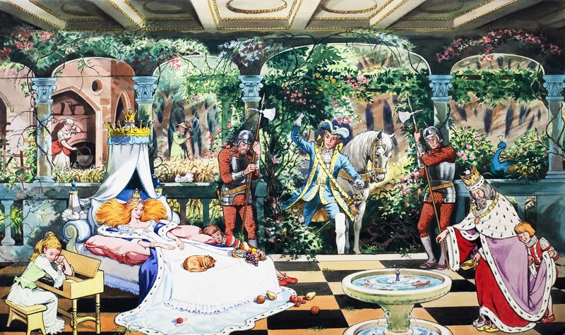 Sleeping Beauty by English School