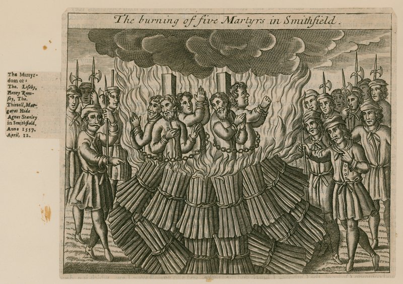 Smithfield Martyrs by English School