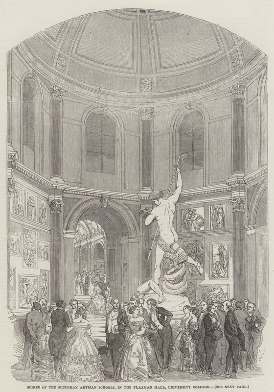 Soiree of the Suburban Artisan Schools, in the Flaxman Hall, University College by English School
