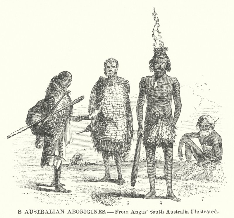 South Australian Aborigines by English School