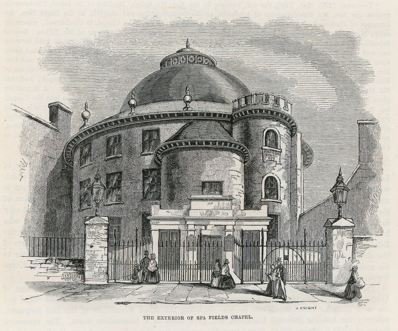 Spa Fields Chapel, Clerkenwell by English School
