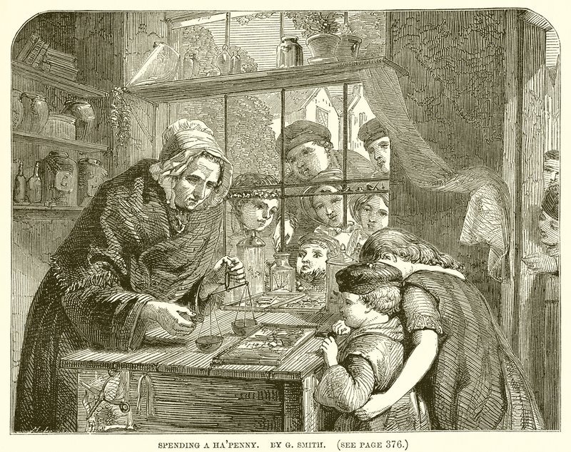 Spending a Hapenny by English School