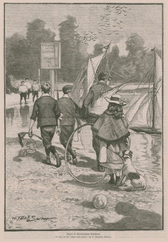 Sport in Kensington Gardens, London by English School