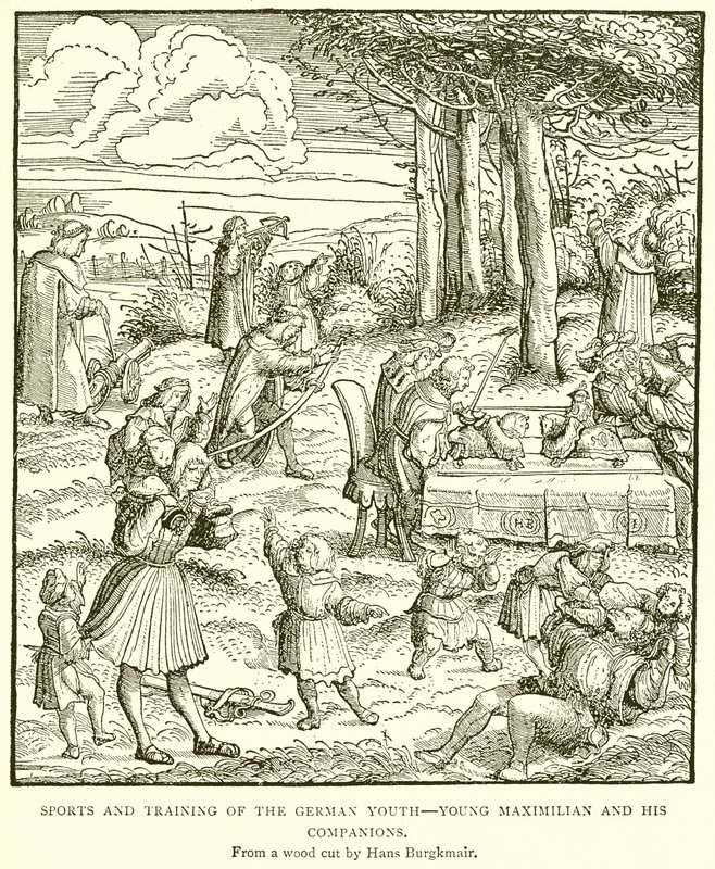 Sports and Training of the German Youth: Young Maximilian and his Companions by English School