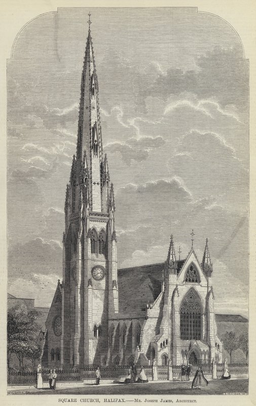 Square Church, Halifax by English School