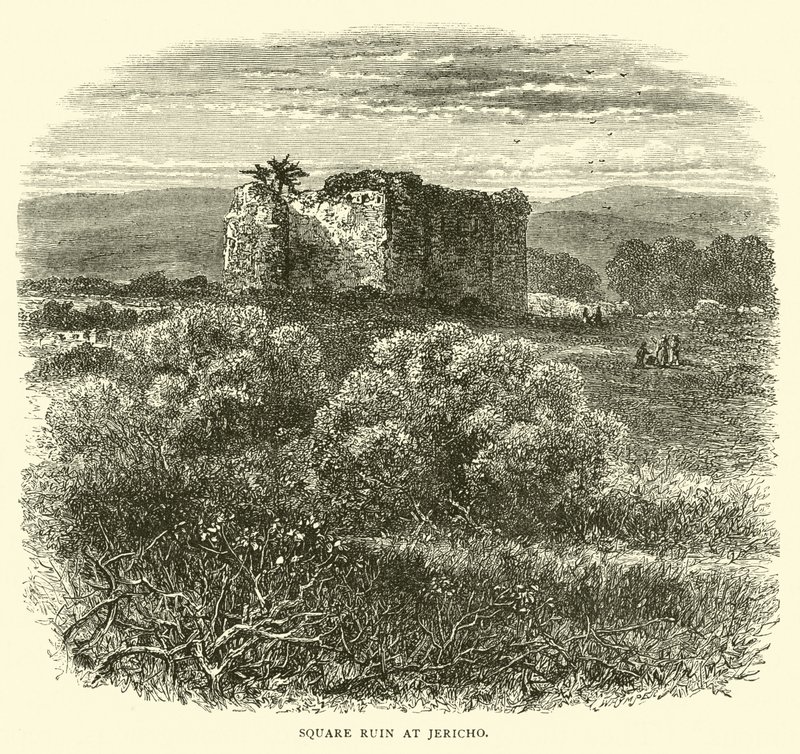 Square Ruin at Jericho by English School