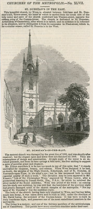 St Dunstan in the East by English School