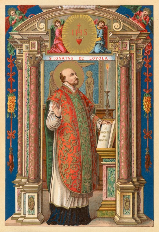 St Ignatius of Loyola by English School