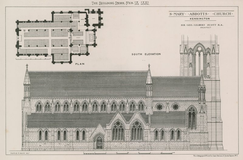 St Mary Abbots Church, Kensington by English School