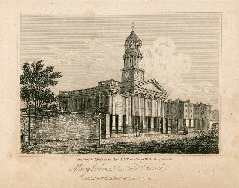 St Marylebone Church, London by English School