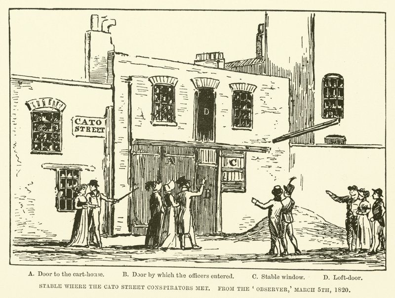 Stable where the Cato Street Conspirators met by English School