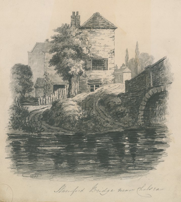 Stamford Bridge near Chelsea by English School