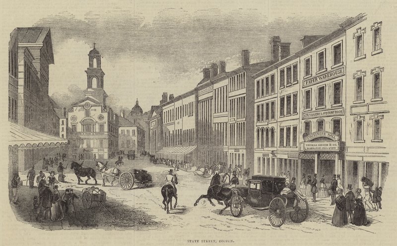 State Street, Boston by English School
