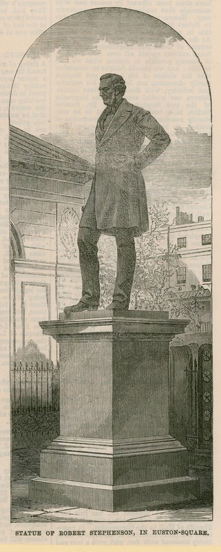 Statue of Robert Stephenson by English School
