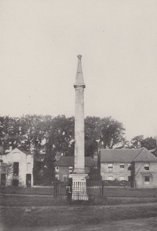 Stone Column Which Formerly Stood in the Seven Dials by English School