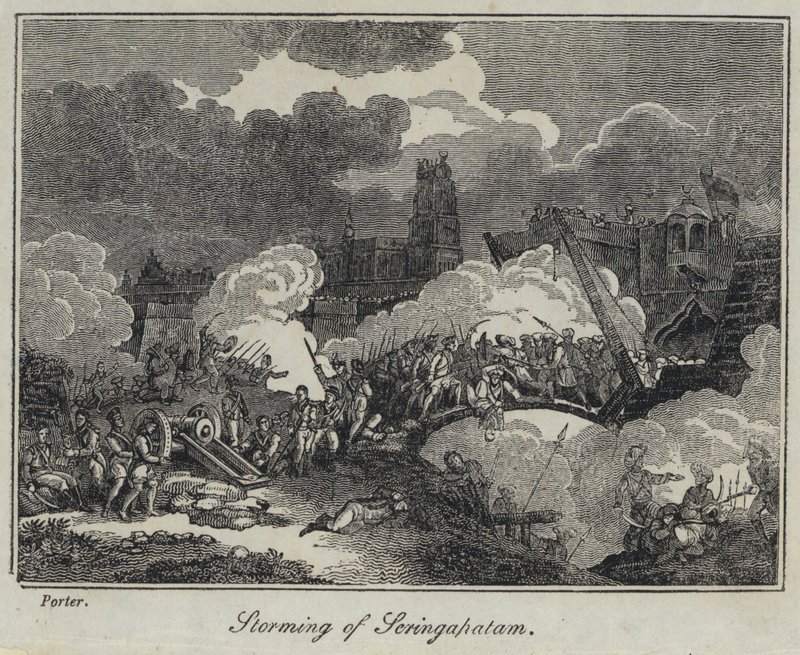 Storming of Seringapatam by English School